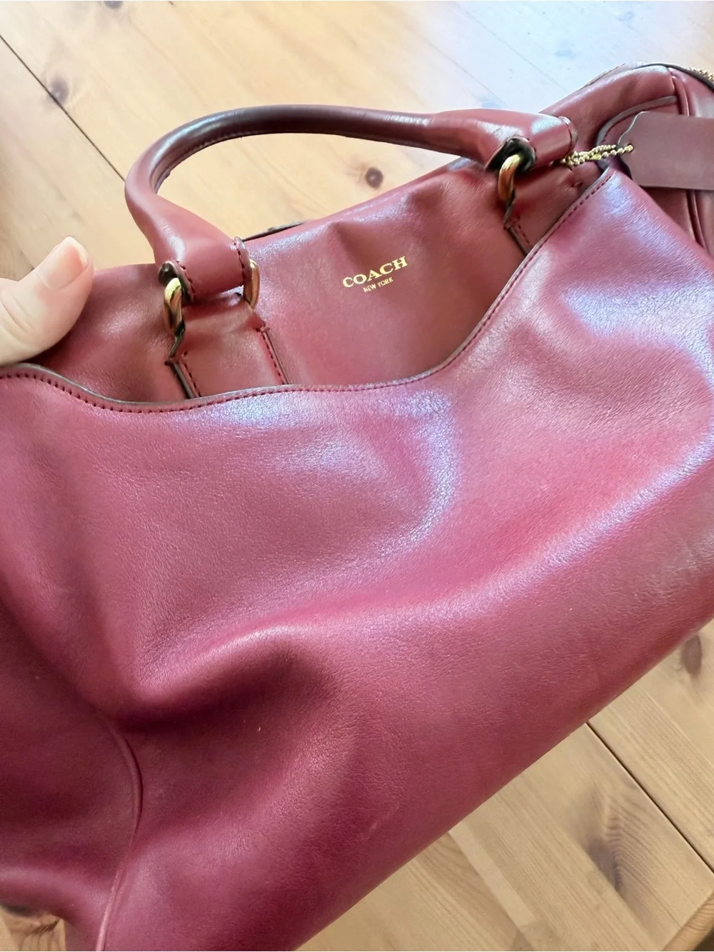 COACH Legacy Haley Leather Satchel 23574